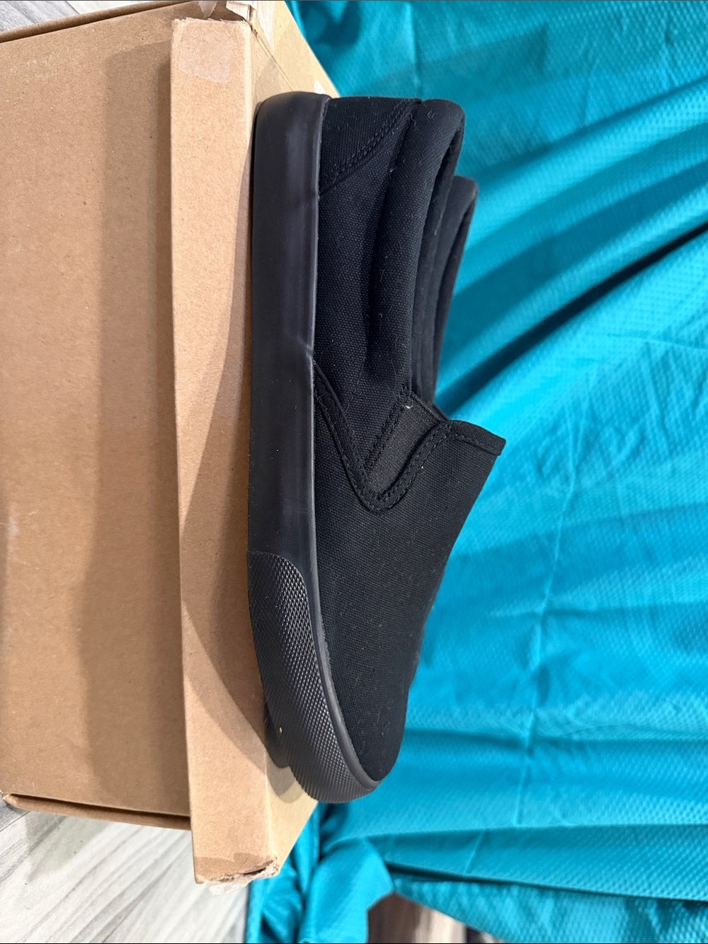 Goodfellow & Co Black Slip-On Canvas Loafers
